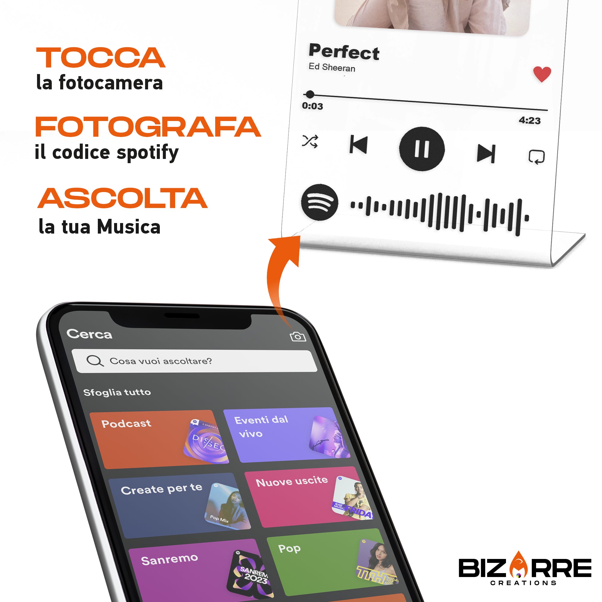 Targa Spotify Personalizzata